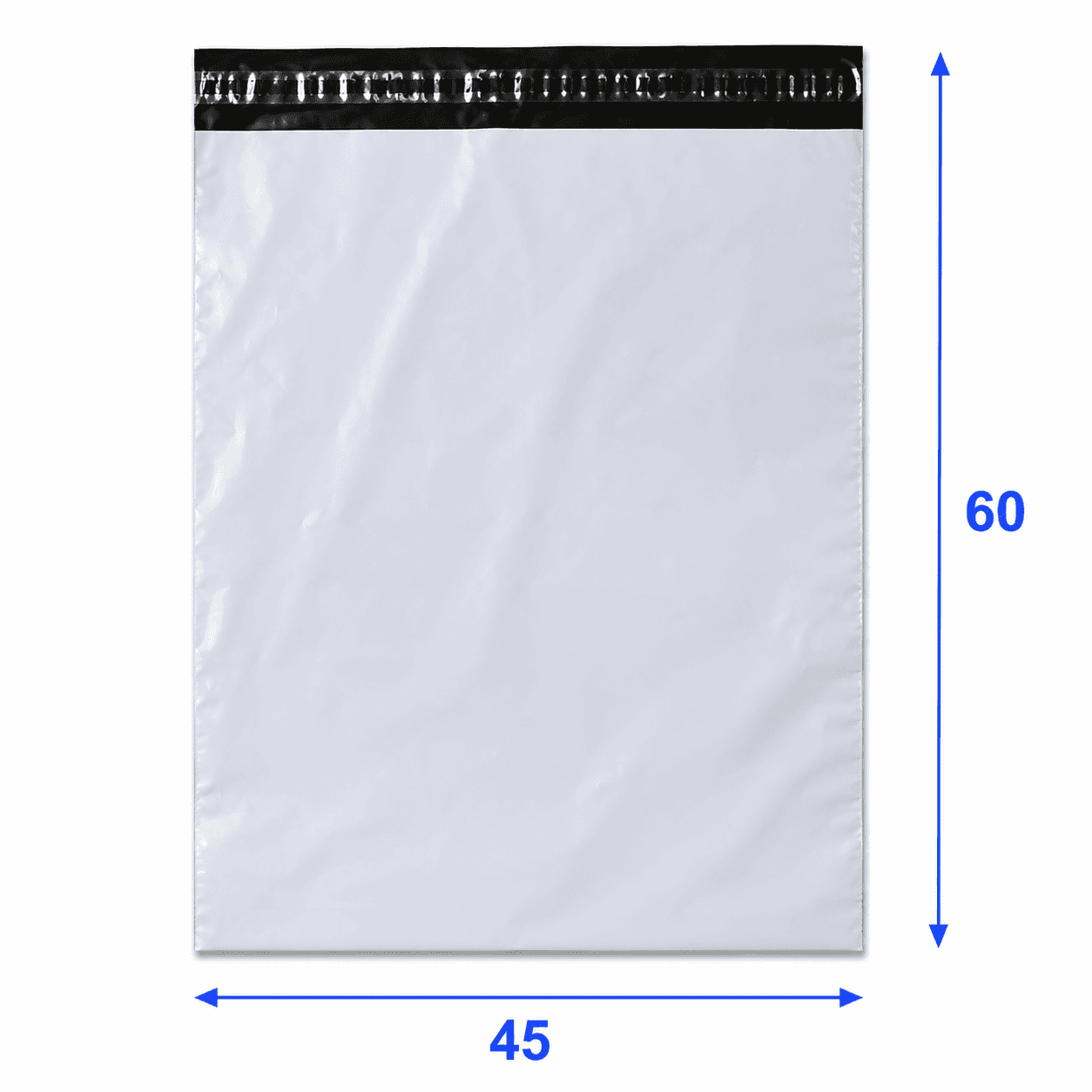 Pochette d'expedition plastique blanche 45x60 cm