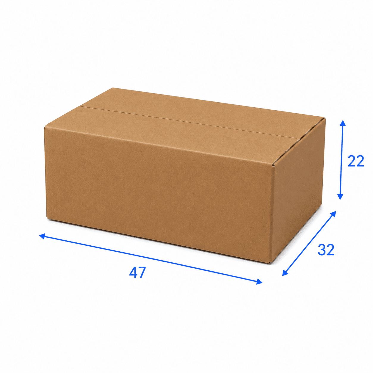 Caisse carton 47x32x22 cm
