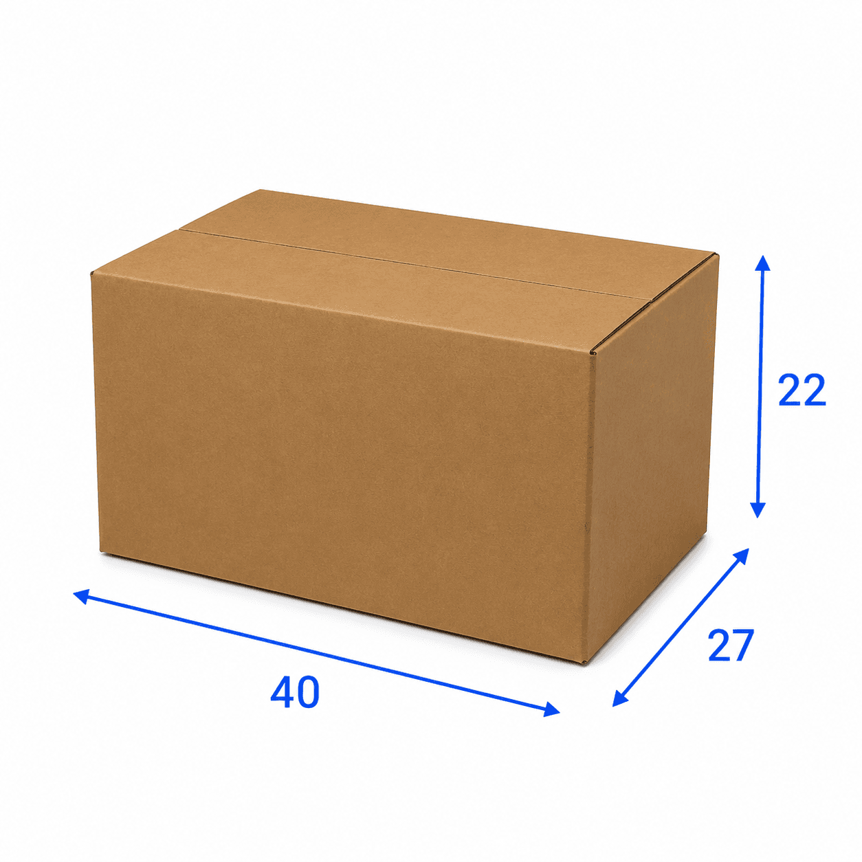 Caisse carton 40x27x22 cm