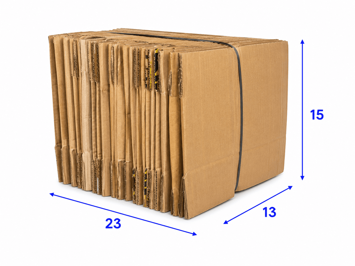 carton recyclé 23x13x15