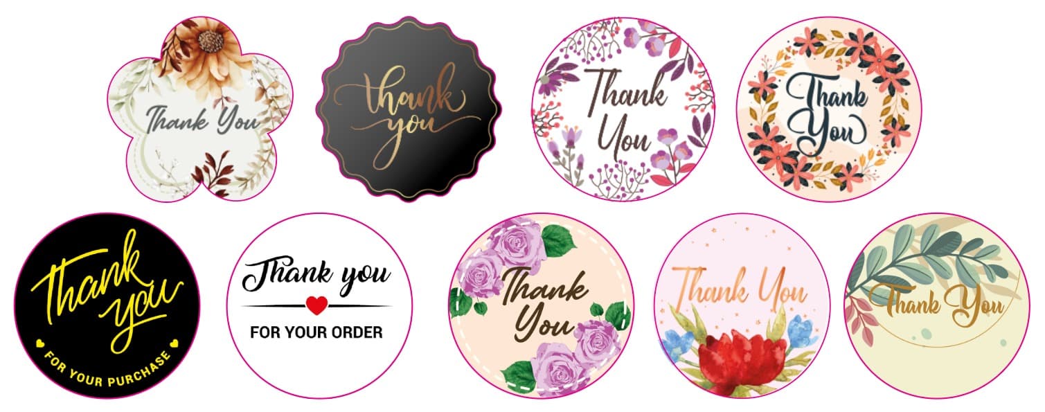 Stickers thank you